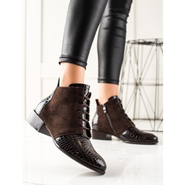 W. Potocki Botas potocki elegantes marrom 1