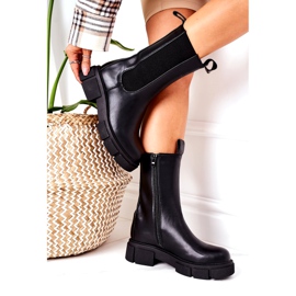 Botas Chelsea Isoladas Pretas preto 1