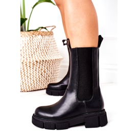 Botas Chelsea Isoladas Pretas preto 2