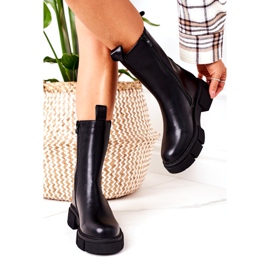 Botas Chelsea Isoladas Pretas preto 4