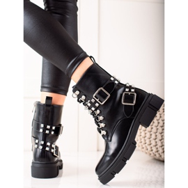 TRENDI Trabalhadores elegantes com strass preto 1