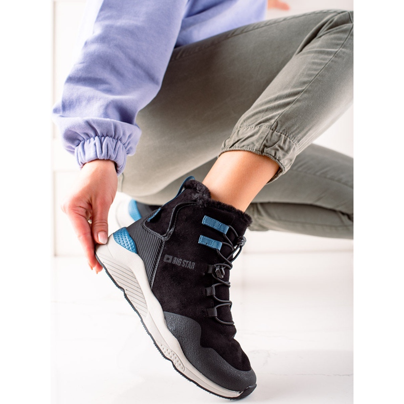 Botas de neve femininas Big Star II274261 preto 1