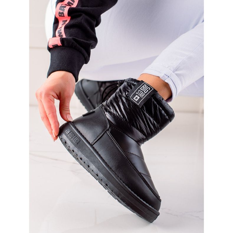 Botas de neve femininas Big Star II274120 preto 1