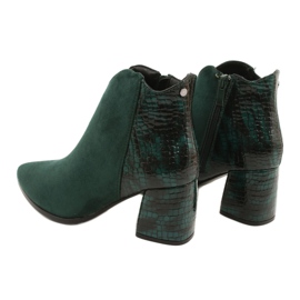 M.Daszyński Botas de camurça verde MR2025-3 preto 3