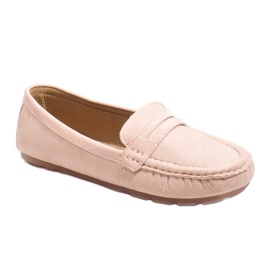 Mocassins rosa com fivela FM2958-3 1