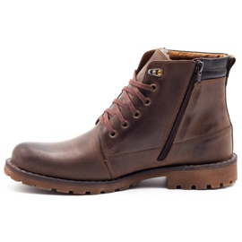 Mario Pala Botas de inverno 754 marrom escuro castanho 1