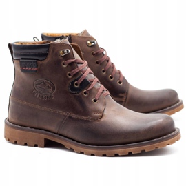 Mario Pala Botas de inverno 754 marrom escuro castanho 2