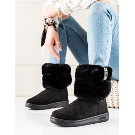 Botas de neve femininas Big Star II274123 preto 1