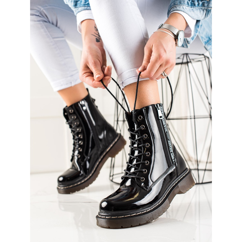 W. Potocki Bota preta lacada Potocki preto 1 W. Potocki Bota preta lacada Potocki preto 1