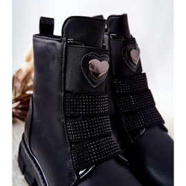 PA1 Botas com isolamento de pele para crianças Black Miraven preto 1