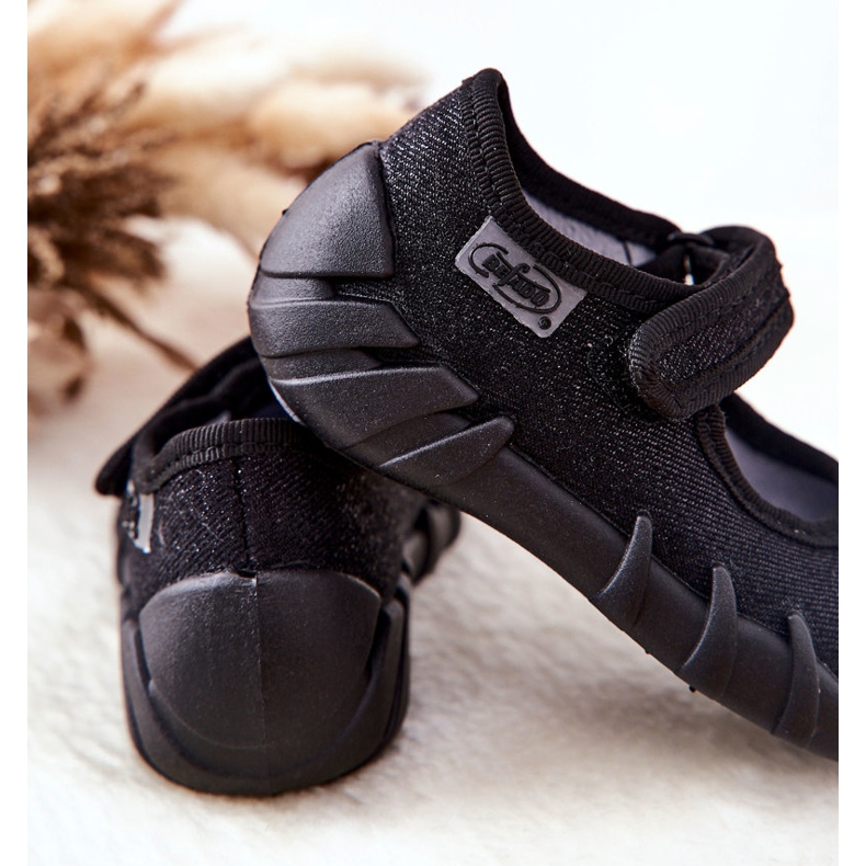 BEFADO S.A. Chinelos Inblu Shiny 109P227 Black Ballerina preto 2