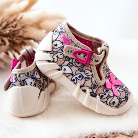 BEFADO S.A. Chinelos Inblu Roe-veado com laço 110P437 Bege marrom 2