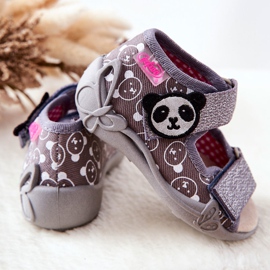 BEFADO S.A. Sandálias Inblu Com Velcro 342P031 Cinza 2