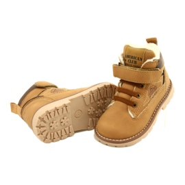 Velcro Workers American Club GC28 / 21 Camel bege amarelo 4