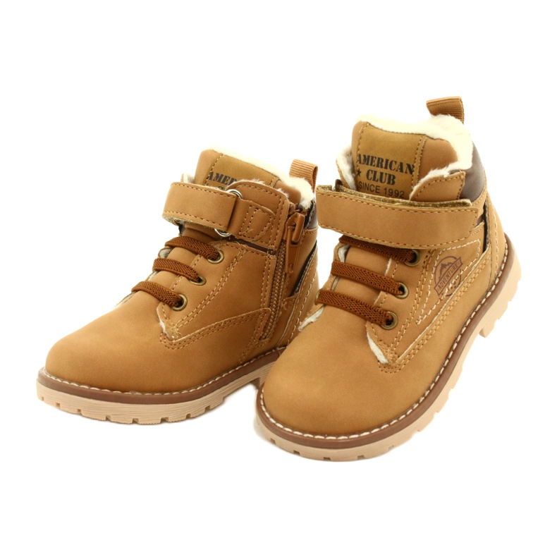 Velcro Workers American Club GC28 / 21 Camel bege amarelo 3