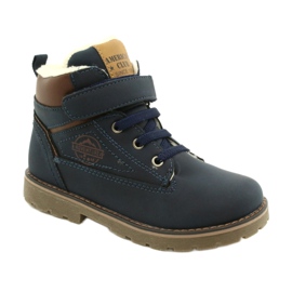 Trabalhadores isolados com pele American Club GC29 / 21 Navy marrom azul-marinho 1