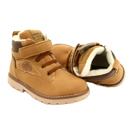 Trabalhadores isolados com camelo Fur American Club GC29 / 21 bege marrom amarelo 5