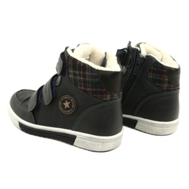 American Club Calçados esportivos de cano alto com pele americano GC19 / 21 azul marinho 3