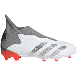 Chuteiras Adidas Predator Freak.3 Ll Fg Jr FY6297 multicolorido branco 1