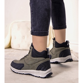 Sapatos de trekking verdes Big Star Ivanna preto 1