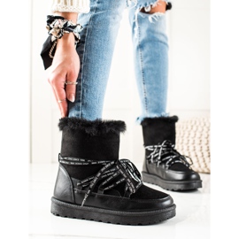 W. Potocki Botas pretas de neve potocki preto 1
