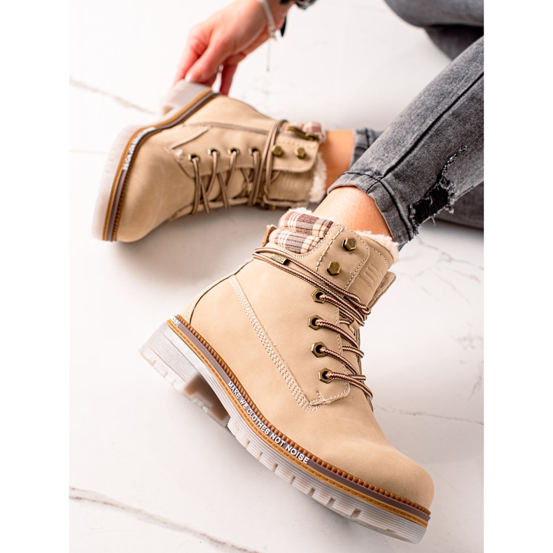 Goodin Armadilhas isoladas feitas de couro ecológico bege 1