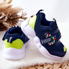 BEFADO S.A. Calçados infantis esportivos com velcro Befado 516P094 azul marinho 2