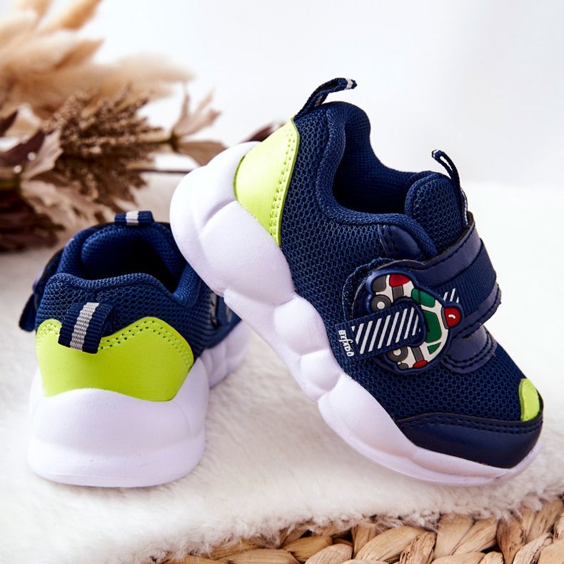 BEFADO S.A. Calçados infantis esportivos com velcro Befado 516P094 azul marinho 2