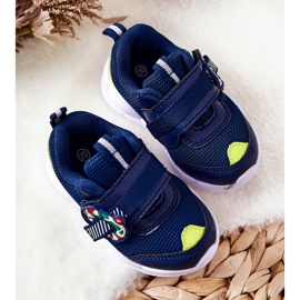 BEFADO S.A. Calçados infantis esportivos com velcro Befado 516P094 azul marinho 1