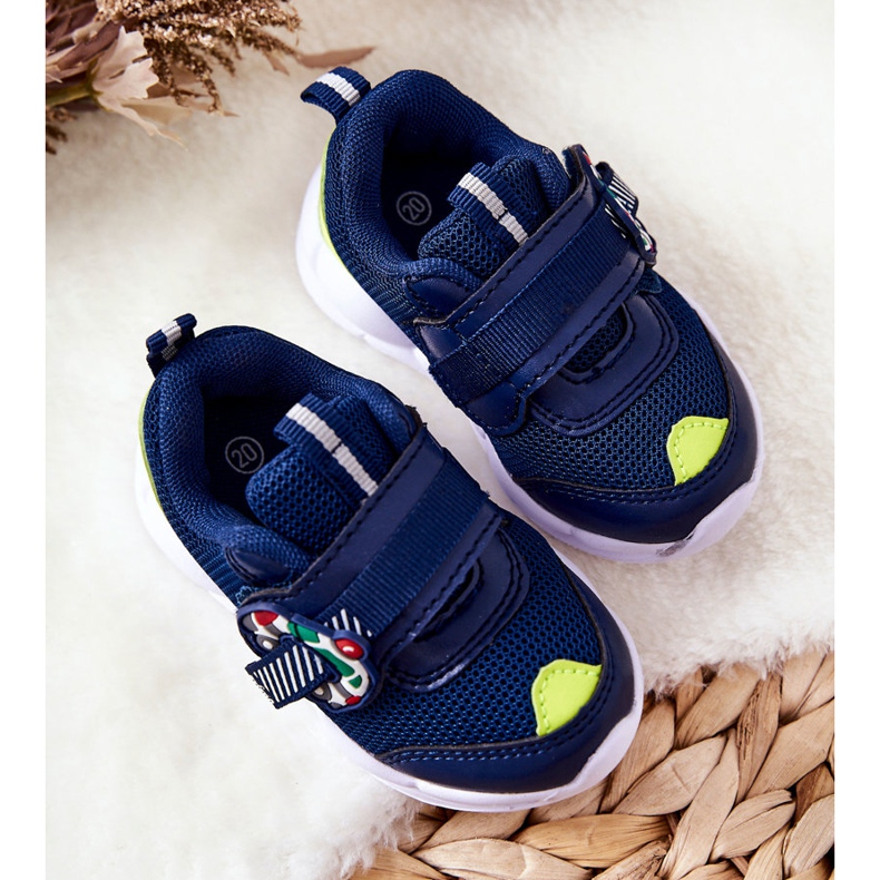 BEFADO S.A. Calçados infantis esportivos com velcro Befado 516P094 azul marinho 1