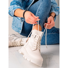 TRENDI Botas Bege Amarela 1