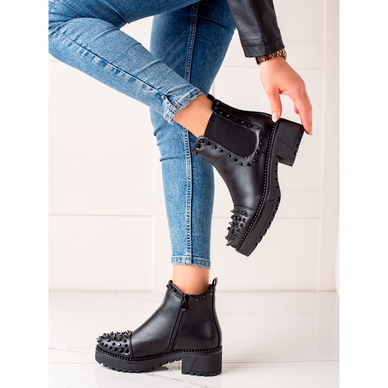 Melisa Rock Black Boots preto 1