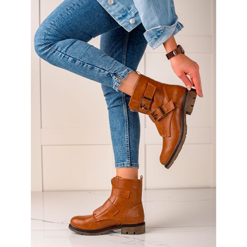 Kayla Trabalhadores casuais marrons castanho 1