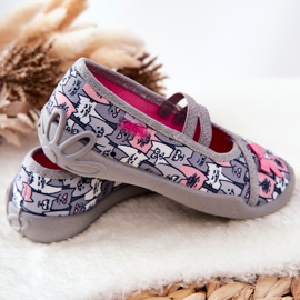 BEFADO S.A. Chinelos de Bailarina Befado Cats 116X297 Cinza 2