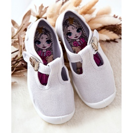 BEFADO S.A. Chinelos de bailarina Befado Shiny 115X001 Silver prata 1