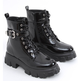 Botas laqueadas Addi Black preto 1