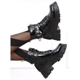Botas laqueadas Addi Black preto 2