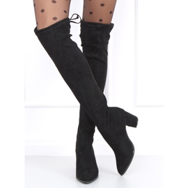 Botas de salto alto da Peti Black preto 1