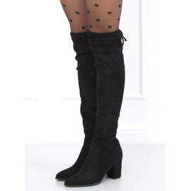 Botas de salto alto da Peti Black preto 2