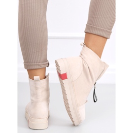 Botas de camurça Pitt Beige bege 2
