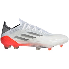Chuteiras Adidas X Speedflow.1 Fg M FY6869 vermelho, branco, cinza branco 1