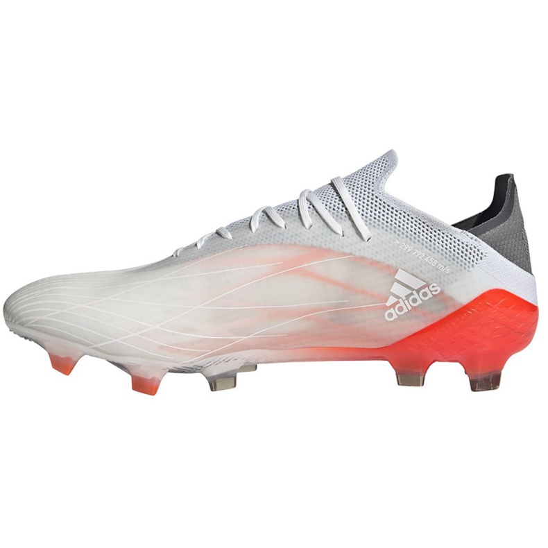 Chuteiras Adidas X Speedflow.1 Fg M FY6869 vermelho, branco, cinza branco 2