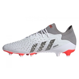 Chuteiras Adidas Predator Freak.1 Low Ag M GZ2806 cinza, branco branco 1