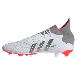 Chuteiras Adidas Predator Freak.1 Ag M FY6254 cinzento / branco branco 1