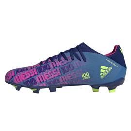 Chuteiras Adidas X Speedflow Messi.3 Fg M FY6888 azul marinho, roxo, azul, multicolorido azul 1