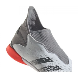 Chuteiras Adidas Predator Freak.3 Ll In Jr FY7867 cinzento / branco branco 2 Chuteiras Adidas Predator Freak.3 Ll In Jr FY7867 cinzento / branco branco 2