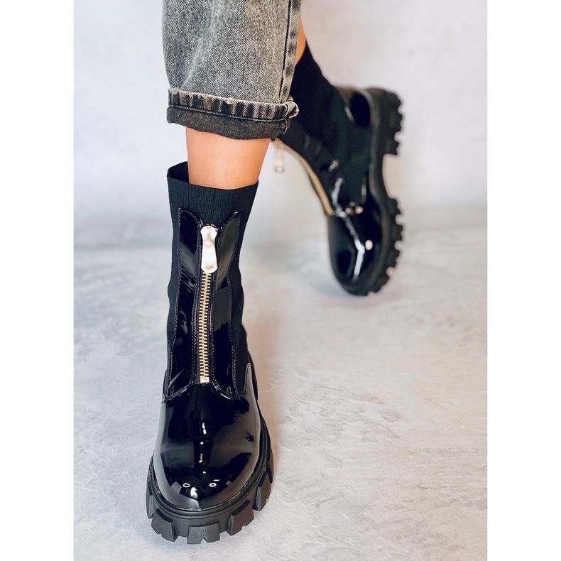 Trabalhadores com meia Texas Black preto 1