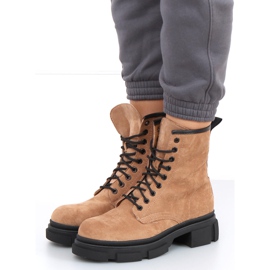 Trabalhadores de camurça Dazy Khaki marrom cáqui 2