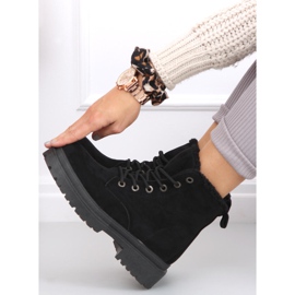Botas com cordões Visko Black preto 1