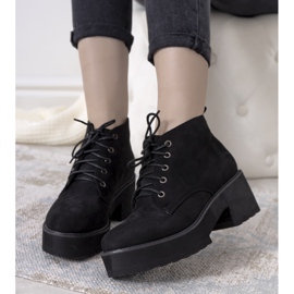Botas de cano baixo pretas Johnson preto 1